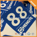 Custom high quality label stickers car